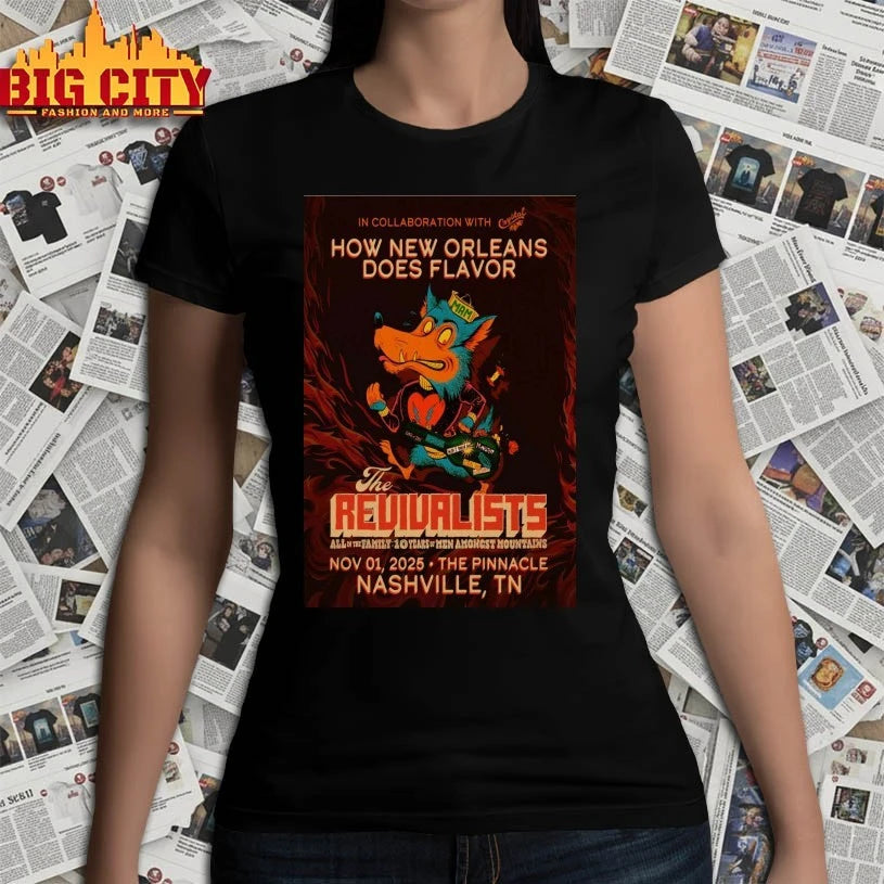 The Revivalists Fall Tour 2025 Nashville TN Poster shirt