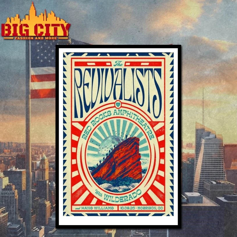 The Revivalists Oct 9 2025 Morrison CO Poster shirt