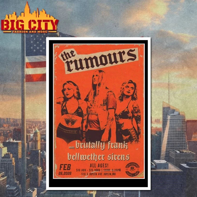 The Rumours Tour Joplin MO On Feb 26 2026 Poster shirt