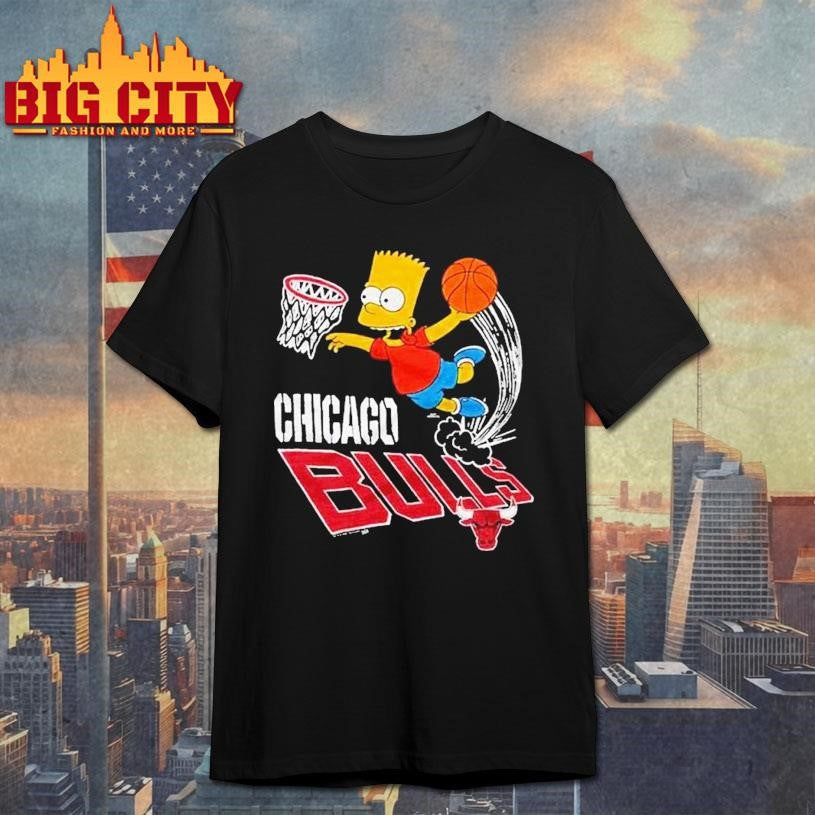 The Simpsons Bart X Chicago Bulls Shirt