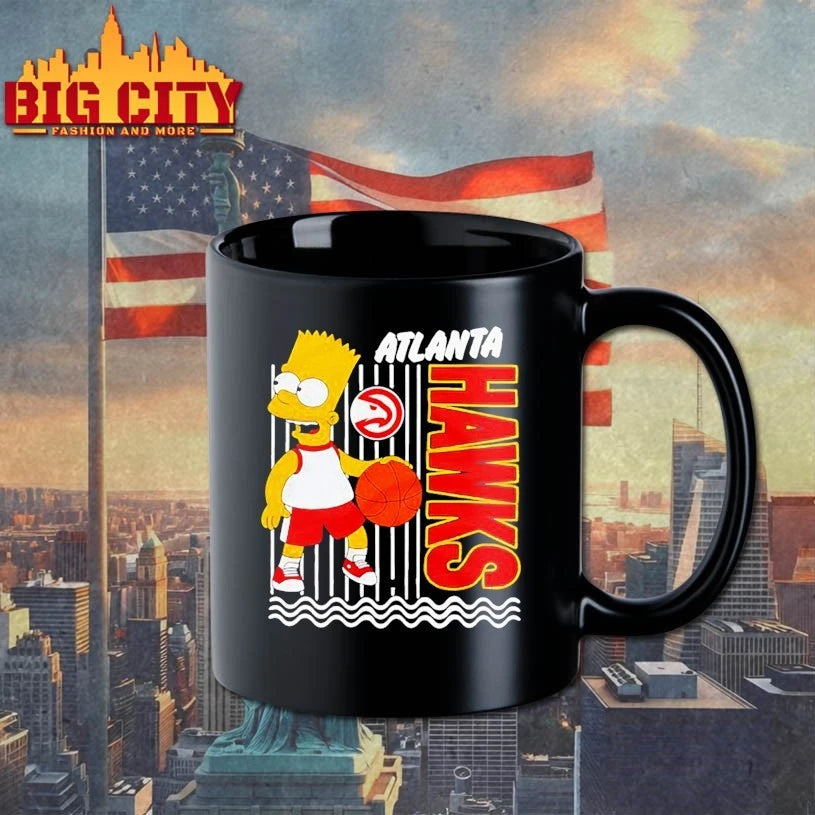 The Simpsons Bart x Atlanta Hawks shirt