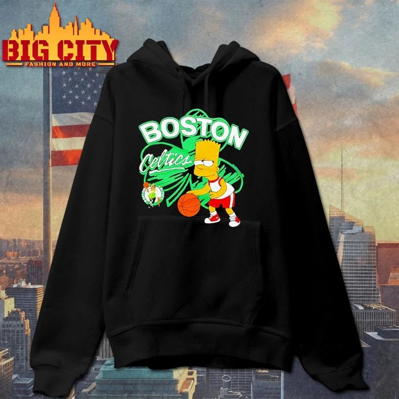 The Simpsons Bart x Boston Celtics shirt