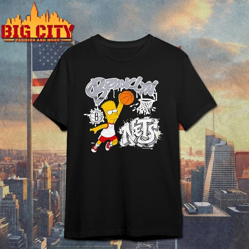The Simpsons Bart x Brooklyn Nets shirt