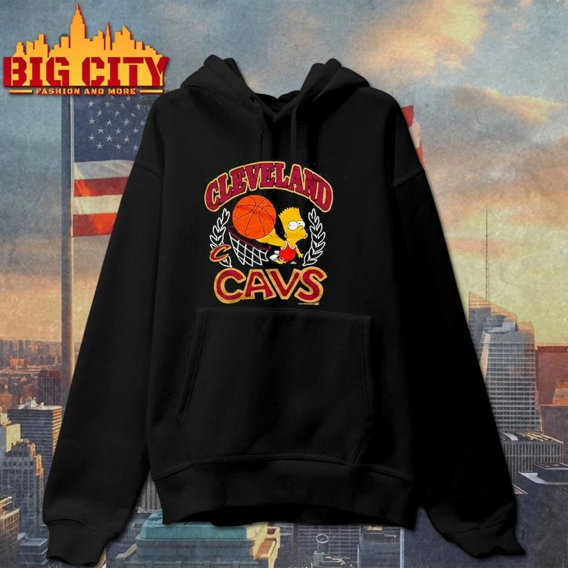 The Simpsons Bart x Cleveland Cavaliers shirt
