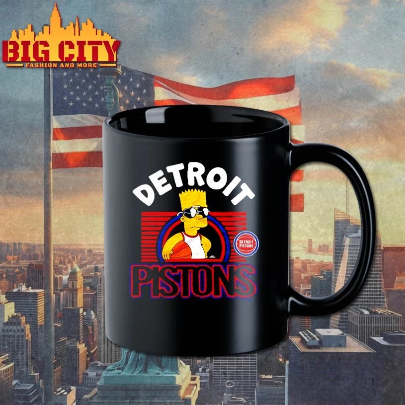The Simpsons Bart x Detroit Pistons shirt