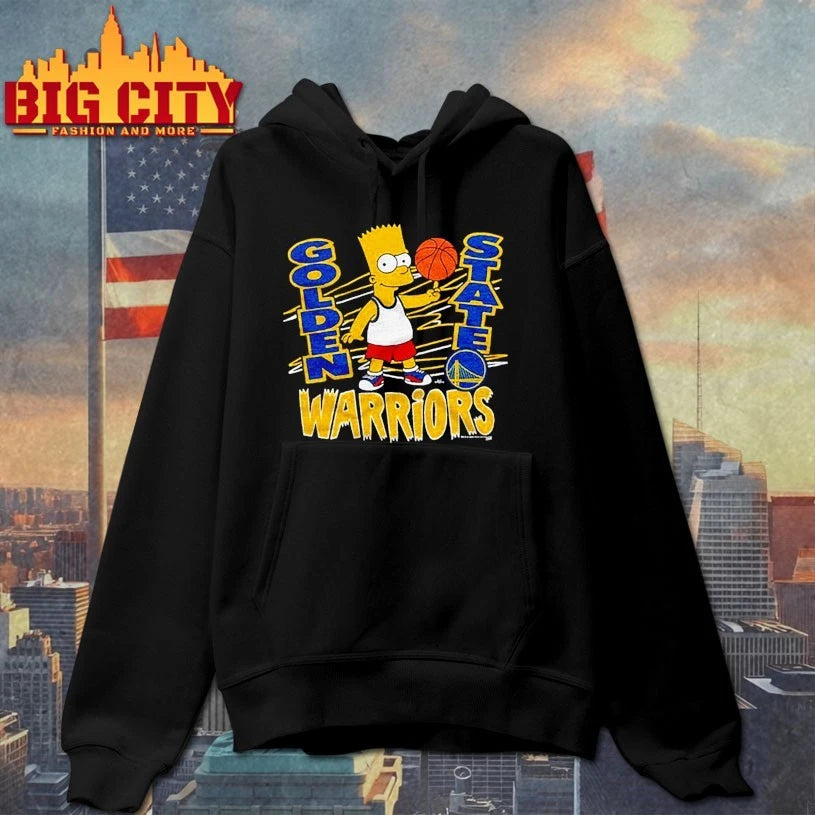 The Simpsons Bart x Golden State Warriors shirt