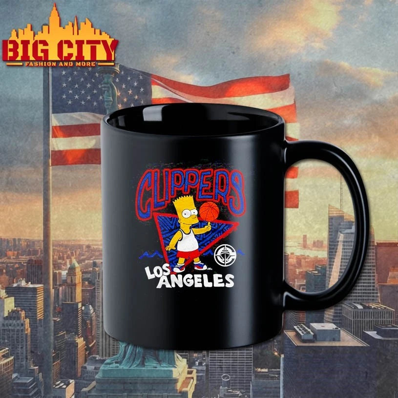 The Simpsons Bart x Los Angeles Clippers shirt