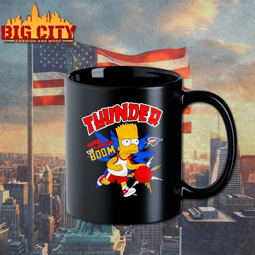 The Simpsons Bart x Oklahoma City Thunder shirt