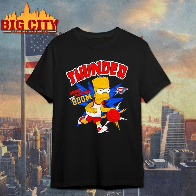The Simpsons Bart x Oklahoma City Thunder shirt