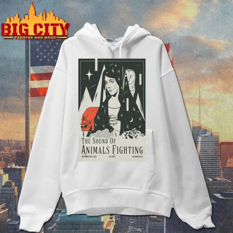 The Sound of Animals Fighting Tour Los Angeles, CA 2025 Poster shirt