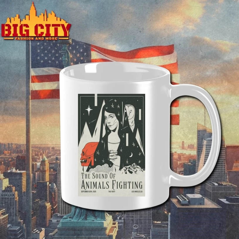 The Sound of Animals Fighting Tour Los Angeles, CA 2025 Poster shirt