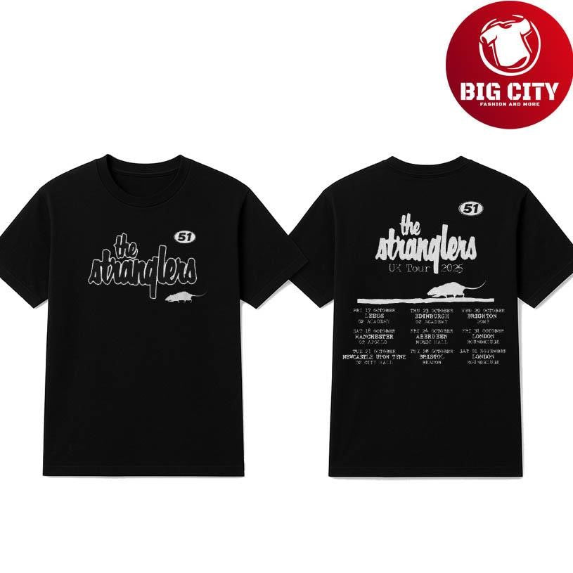 The Stranglers 51 UK Tour 2025 Two Sided Shirt