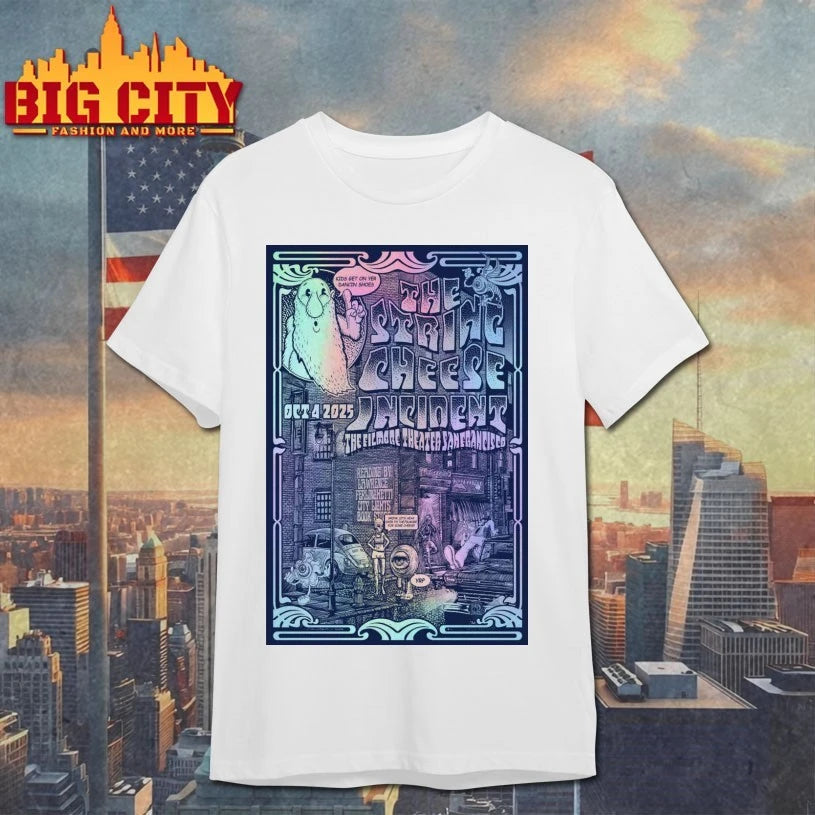 The String Cheese Incident October 4, 2025 The Fillmore, San Francisco, CA Poster shirt