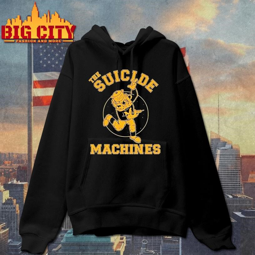 The Suicide Machines University Of Michigan Wolverines Mascot Rip Shirt