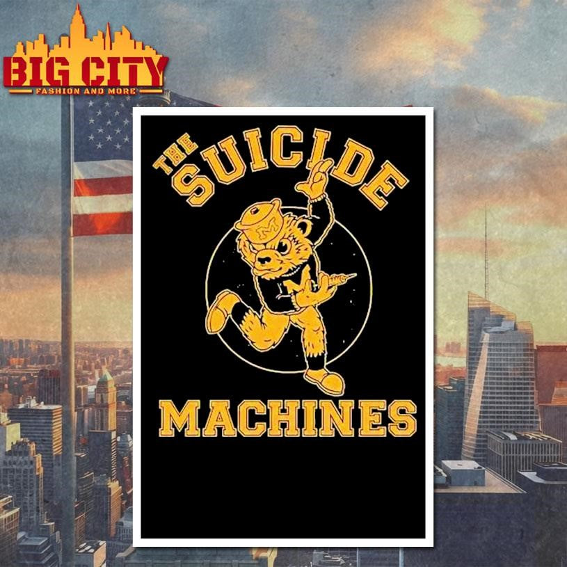 The Suicide Machines University Of Michigan Wolverines Mascot Rip Shirt
