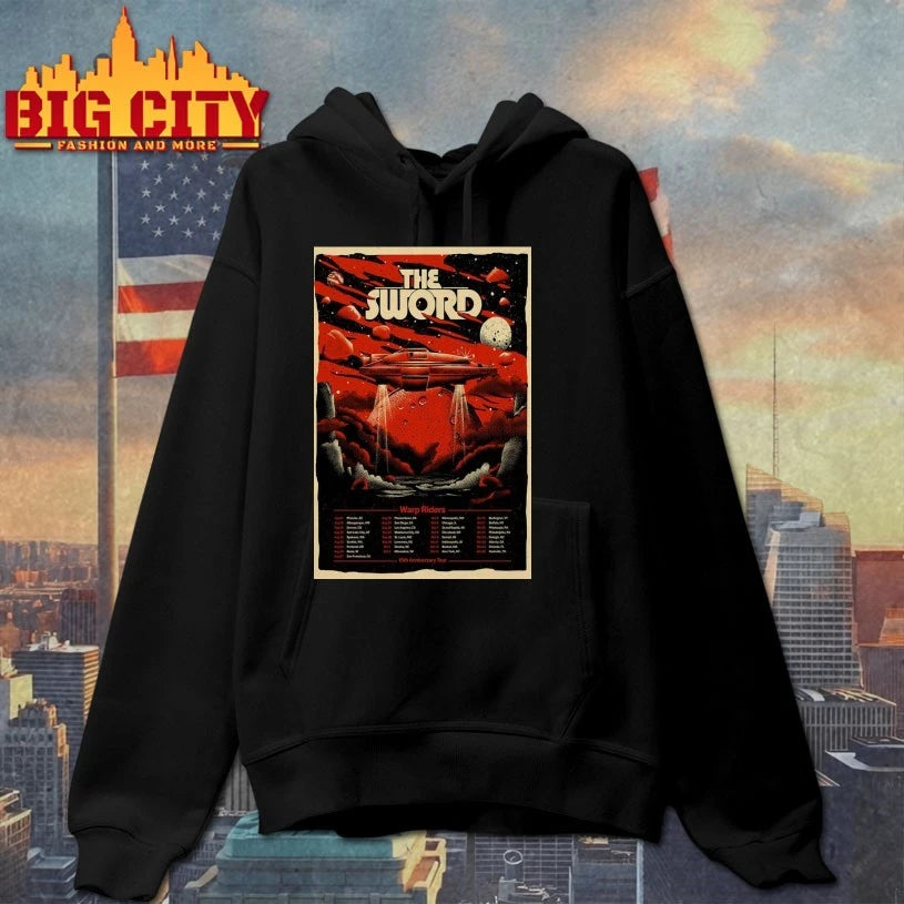 The Sword Tour 2025 15th Anniversary of Warp Riders Poster shirt