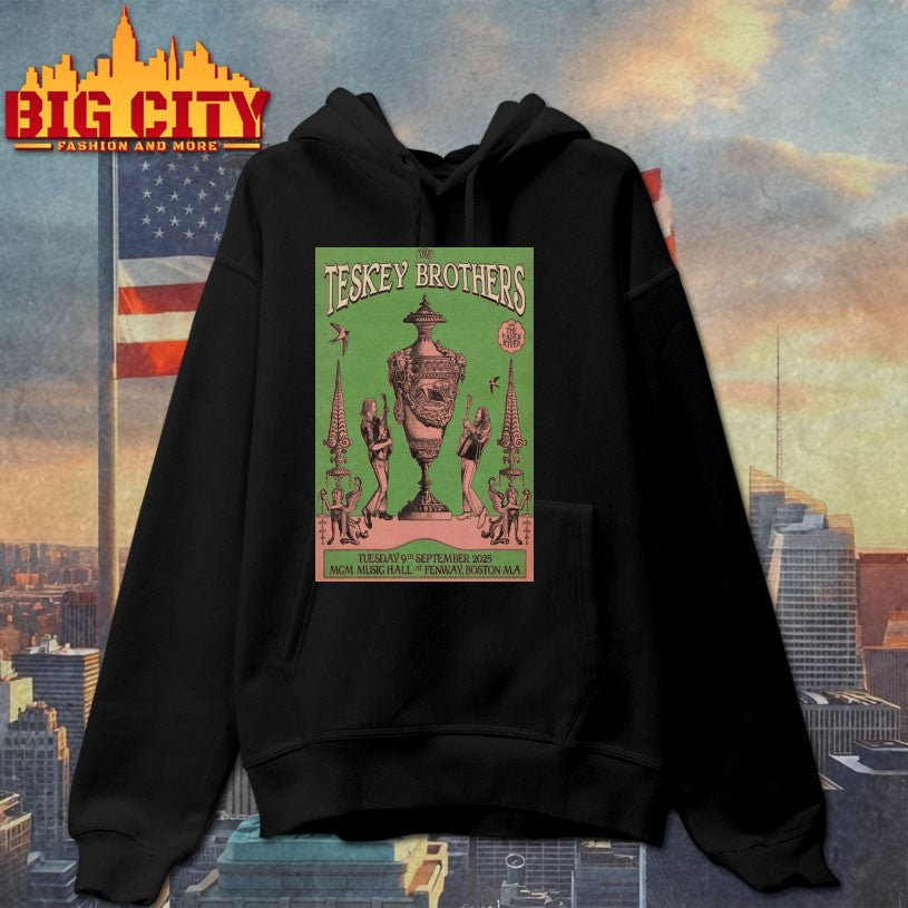 The Teskey Brothers Fenway Park 2025 Event Poster Shirts