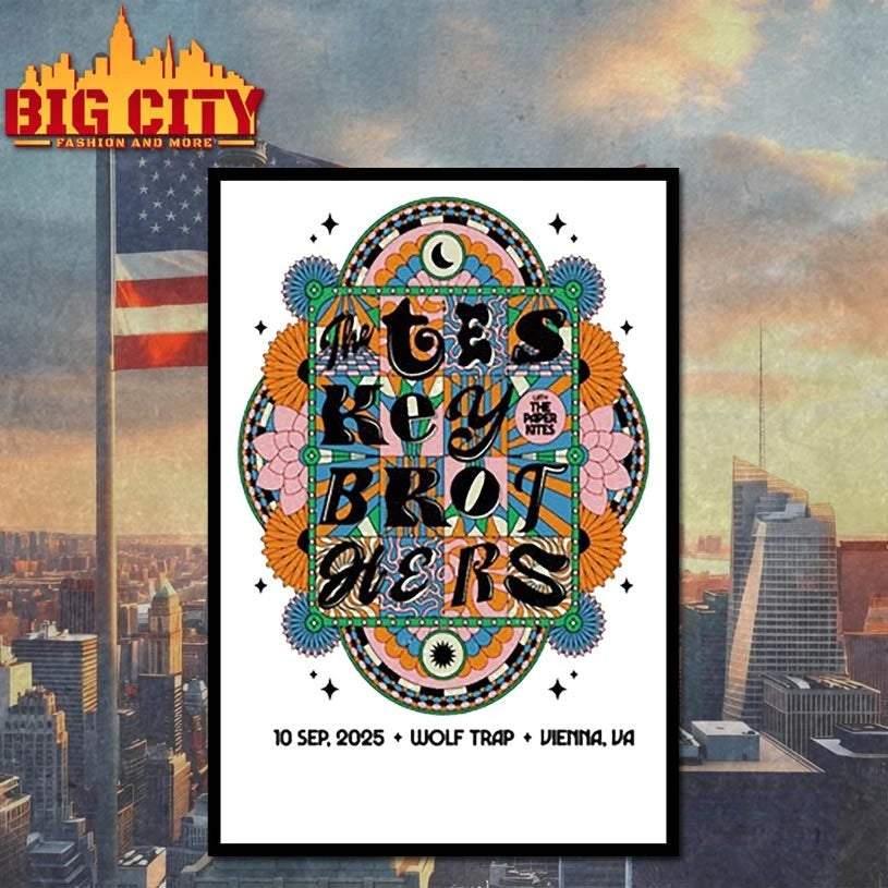 The Teskey Brothers Wolf Trap, Vienna, VA Sep 10 2025 Shirts