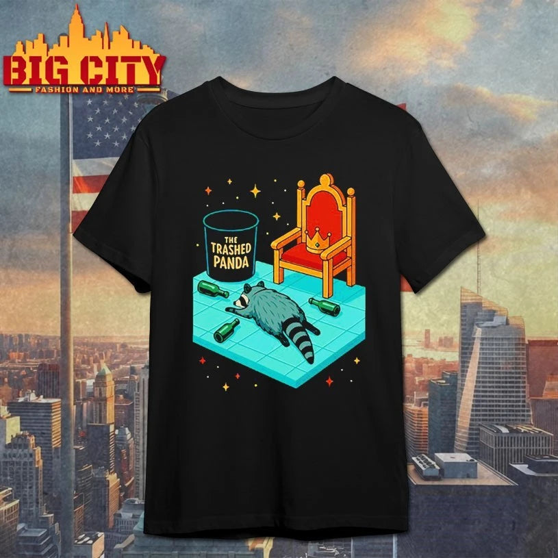 The Trashed Panda Raccoon king shirt
