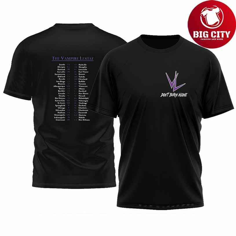 The Vampire Lestat Don’t Burn Alone Roster Shirt
