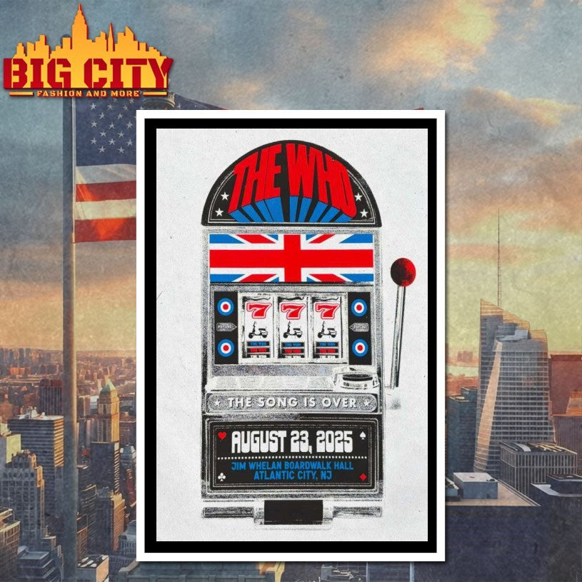 The Who Aug 23 2025 Boardwalk Hall In Atlantic City NJ Poster Shirt