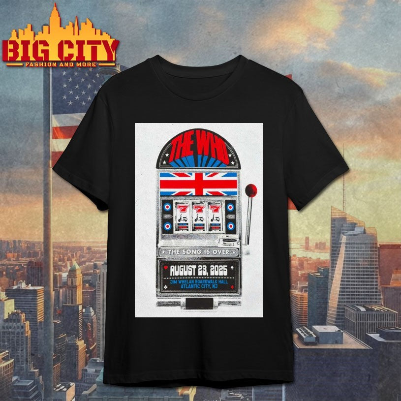 The Who Aug 23 2025 Boardwalk Hall In Atlantic City NJ Poster Shirt