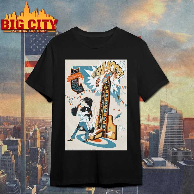 The Who Chicago Tour Sept 7-9 2025 Poster shirt