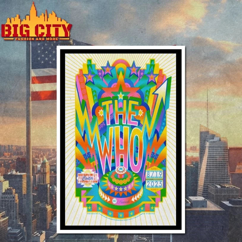 The Who Newark NJ Sept 19, 2025 Poster shirt