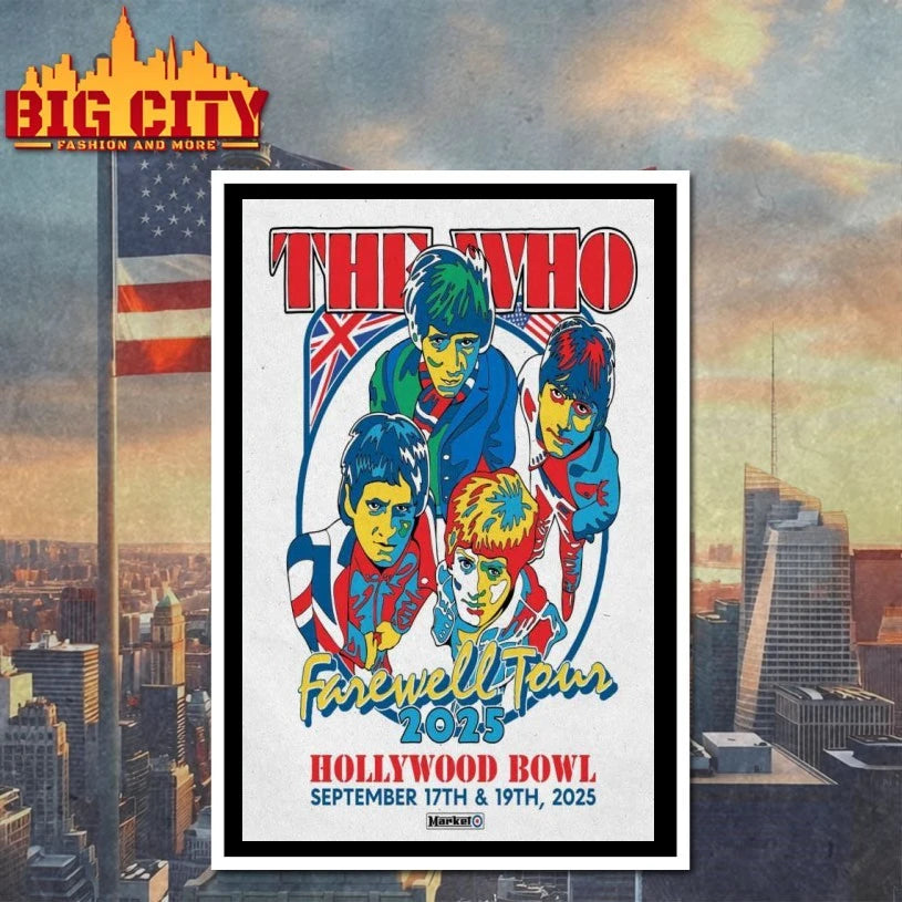 The Who Sept 19 2025 Hollywood Bowl Shirt