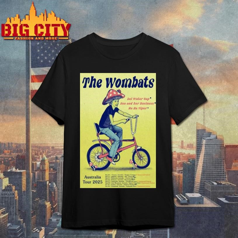 The Wombats Live Tour Poster 2025 Shirt