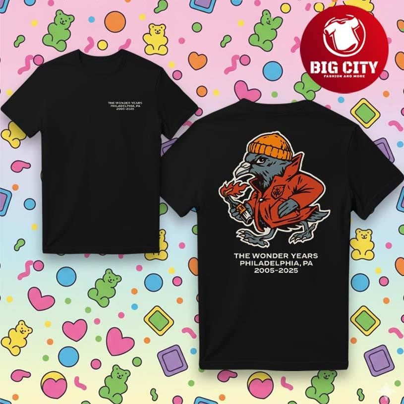 The Wonder Years Philadelphia PA Two Sided Shirt