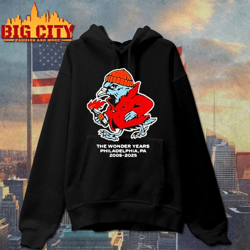 The Wonder Years Philadephia Pa 2005 2025 Molotov Pigeon Shirt