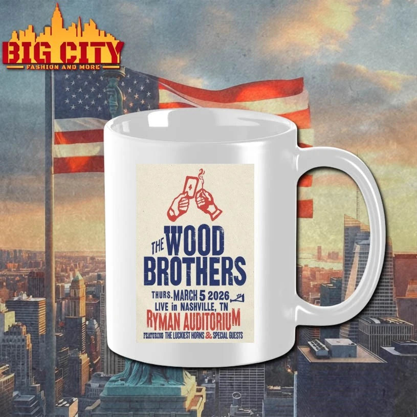 The Wood Brothers March 5 2026 Nashville, Tennessee Poster Shirt