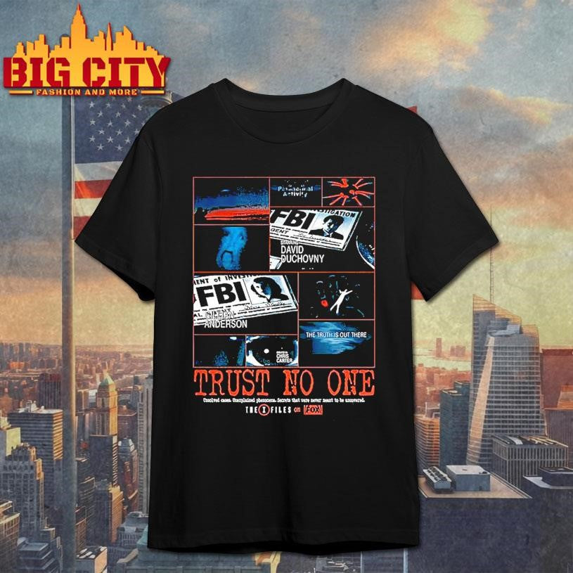 The X Files Fbi Project Promo Trust No One Shirt
