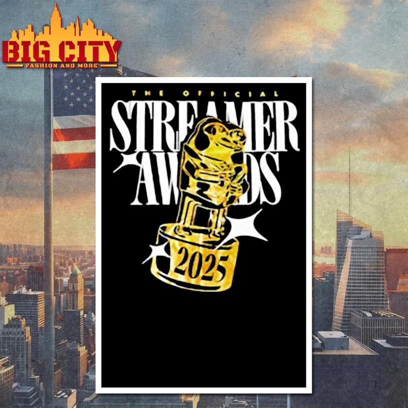 The official streamer awards 2025 shirt