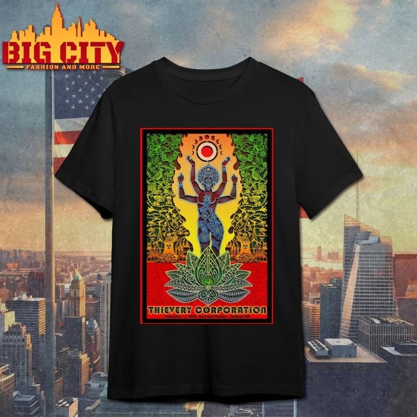 Thievery Corporation Sep 11 2025 Portland OR Poster shirt