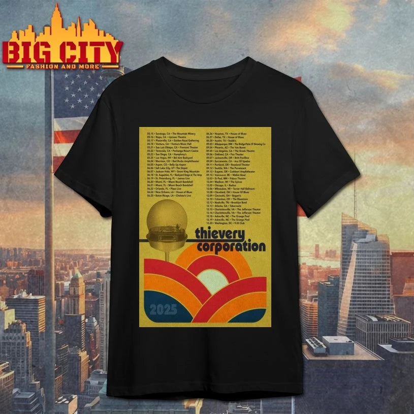 Thievery Corporation Tour June Poster shirt