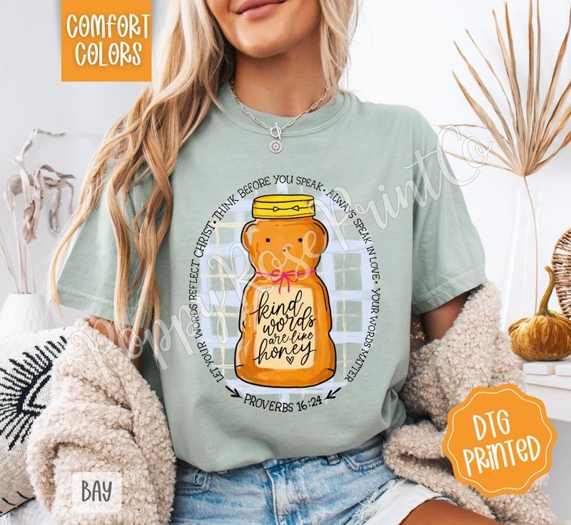 Think Before You Speak Shirt Comfort Colors, Trendy Religious Women's Tee, Gift for Her