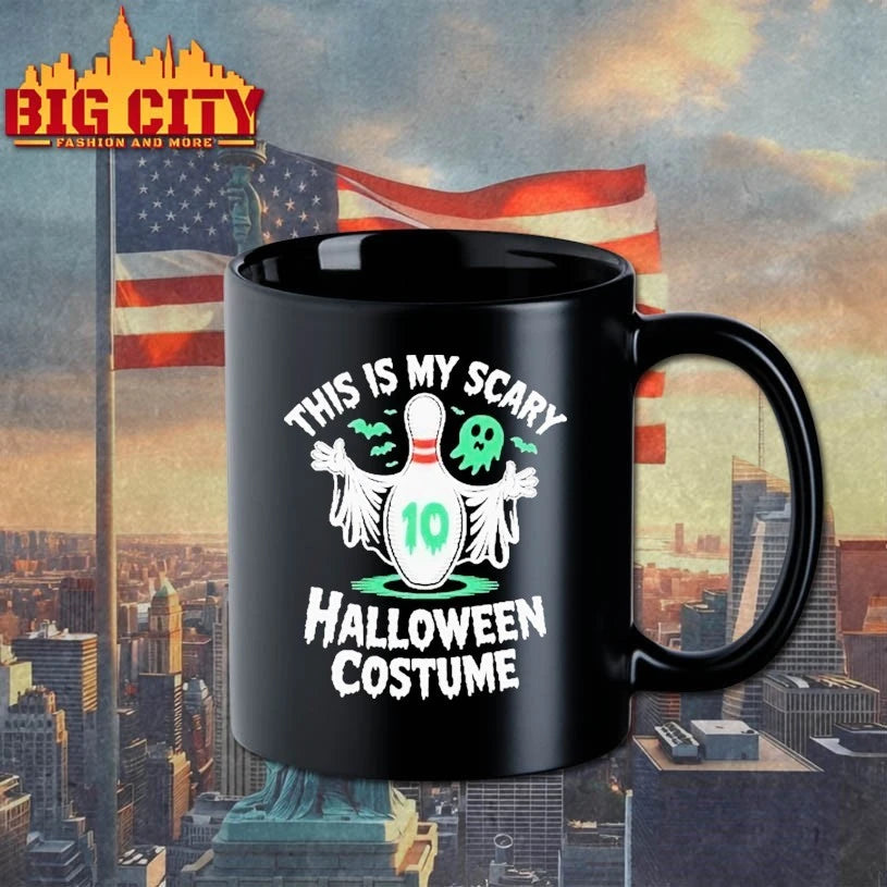 This Is My Scary Halloween Costume Bowling Shirt