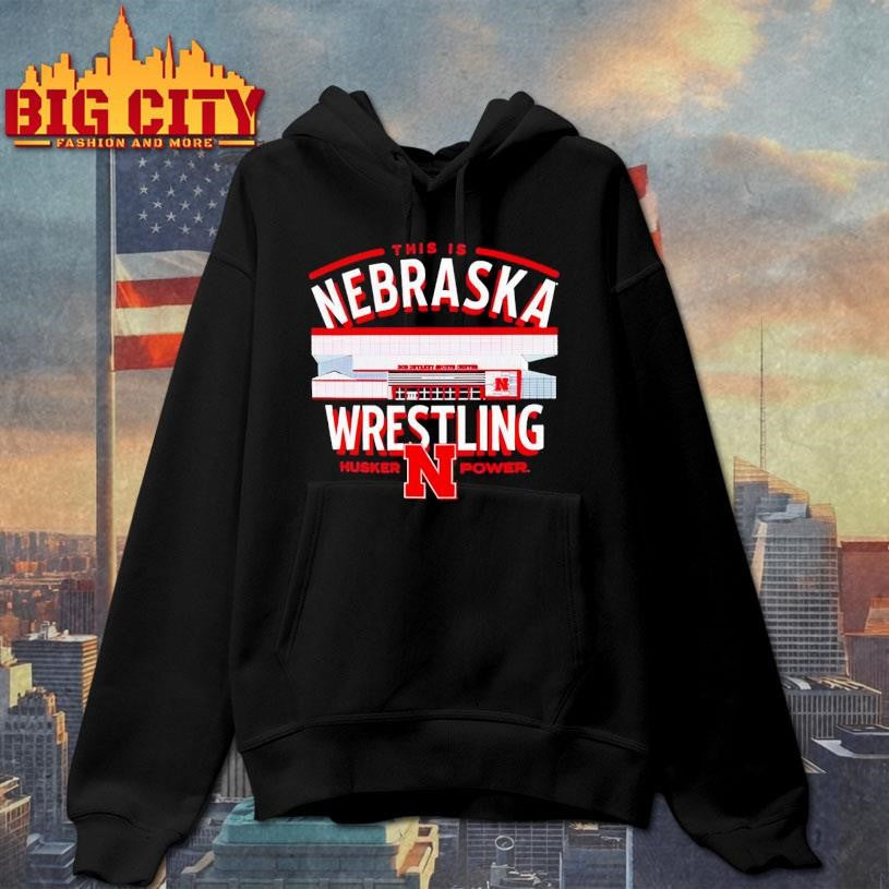 This is Nebraska Cornhuskers Wrestling Arena Husker power Shirt