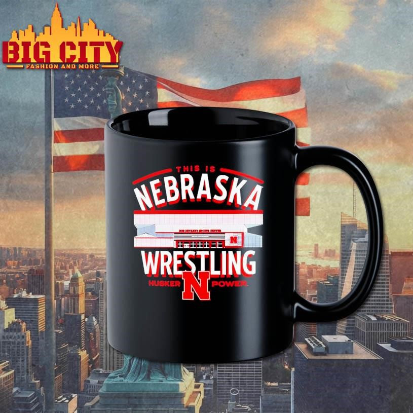 This is Nebraska Cornhuskers Wrestling Arena Husker power Shirt
