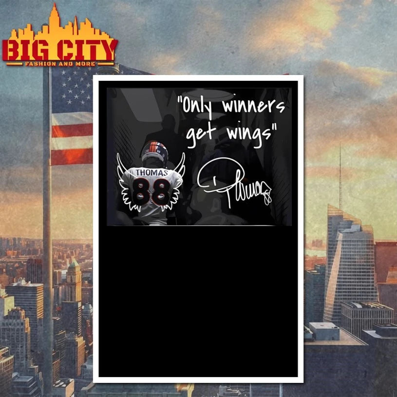 Thomas 88 Only Winners Get Wings signature shirt
