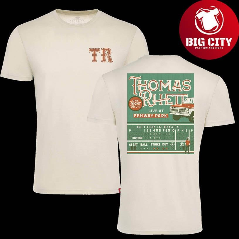 Thomas Rhett Better In Boots Boston 2025 New Shirt