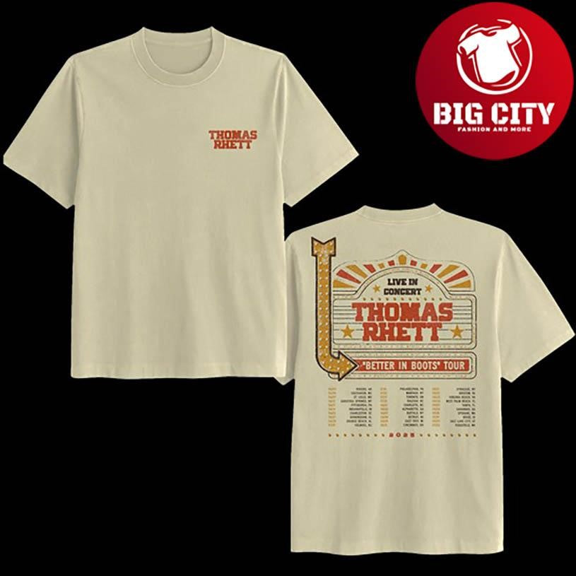 Thomas Rhett Merch Store Marquee 2025 New Shirt