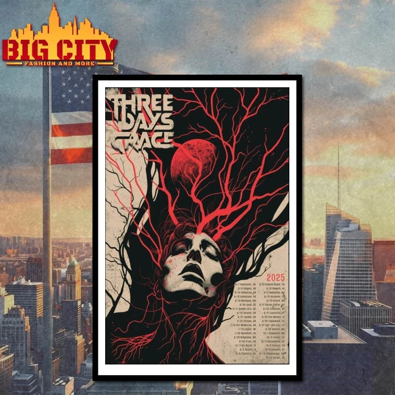 Three Days Grace Tour Sept &amp; Oct shirt
