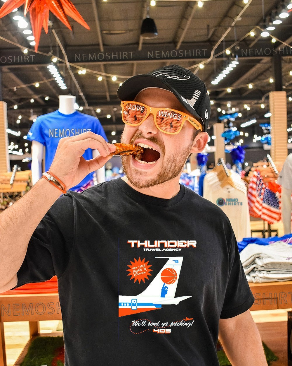Thunder travel agency we’ll send ya packing Oklahoma City Thunder shirt