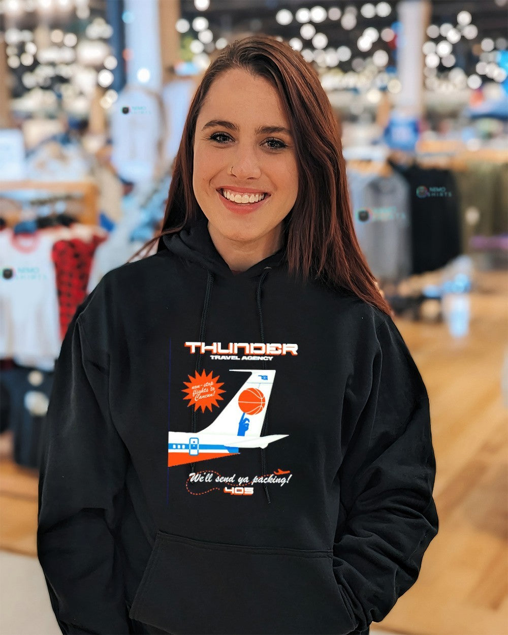 Thunder travel agency we’ll send ya packing Oklahoma City Thunder shirt