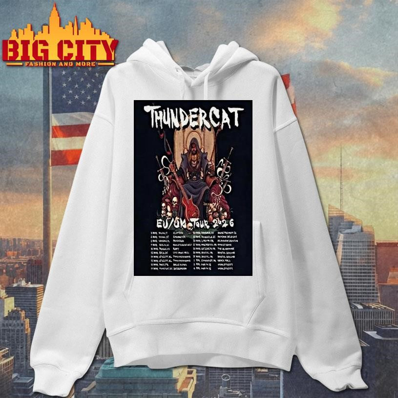 Thundercat Eu Uk 2026 Tour Shirt