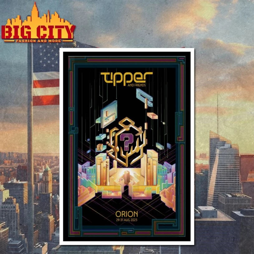 Tipper And Friends Aug 29-31, 2025 The Orion Amphitheater, Huntsville, Alabama Poster shirts