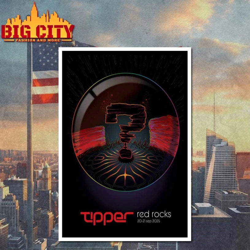 Tipper September 20-21 2025 Red Rocks Shows Poster shirts